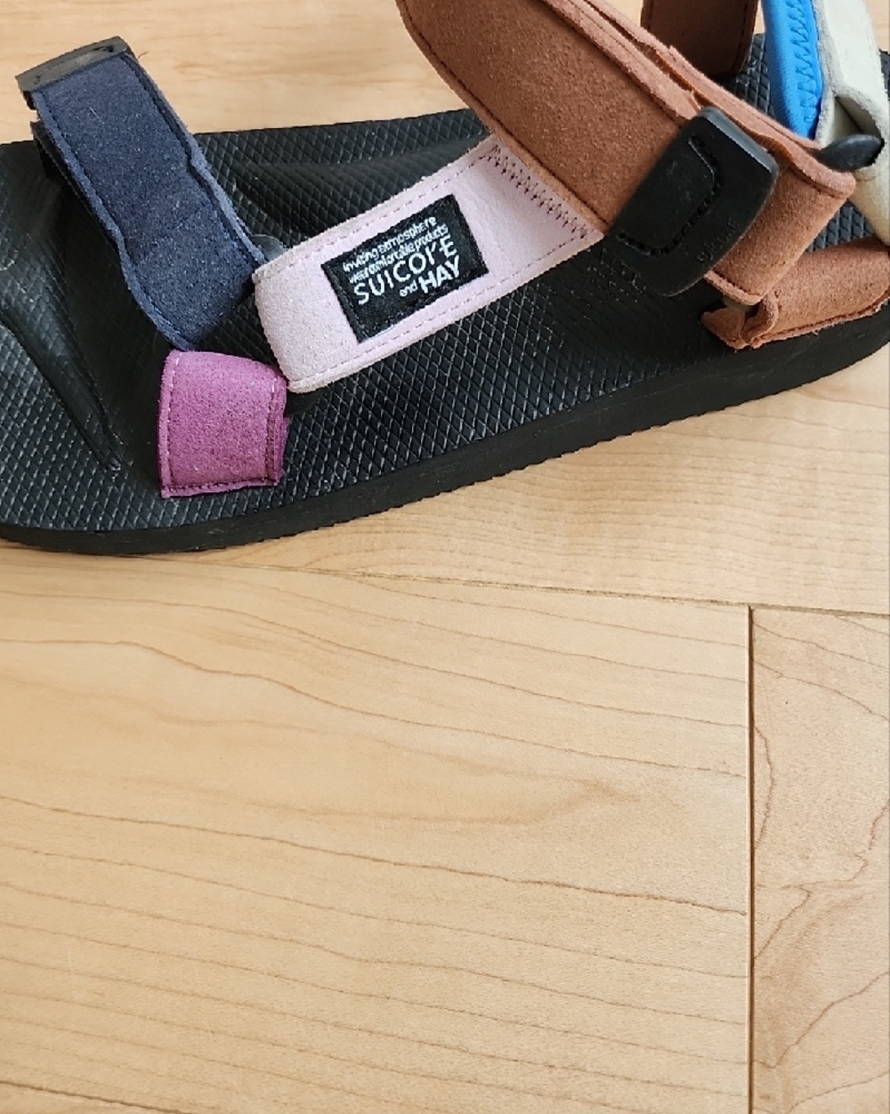 SUICOKE multicolor Strap Sandals - Black/Navy/Brown/Purple - Picture 2 of 4